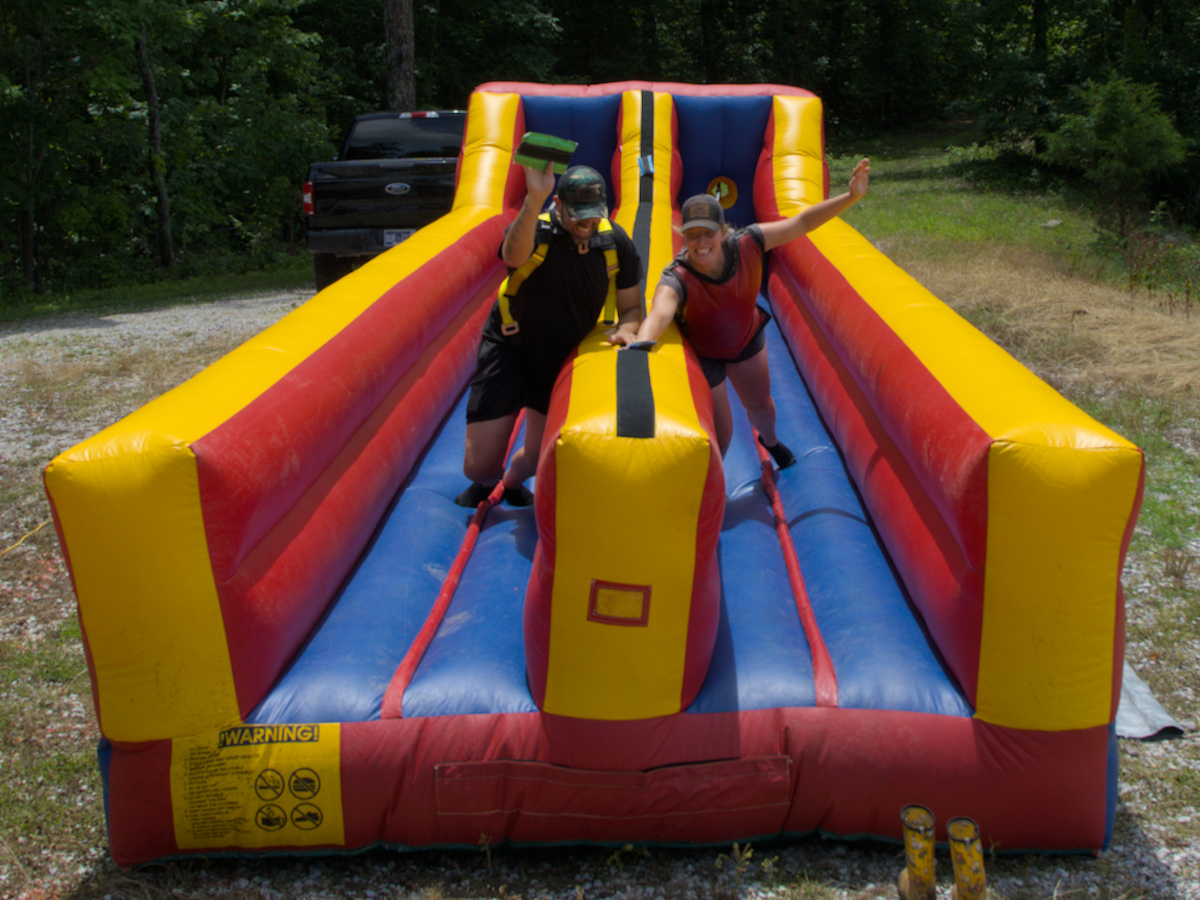 Bungee Run Bounce House