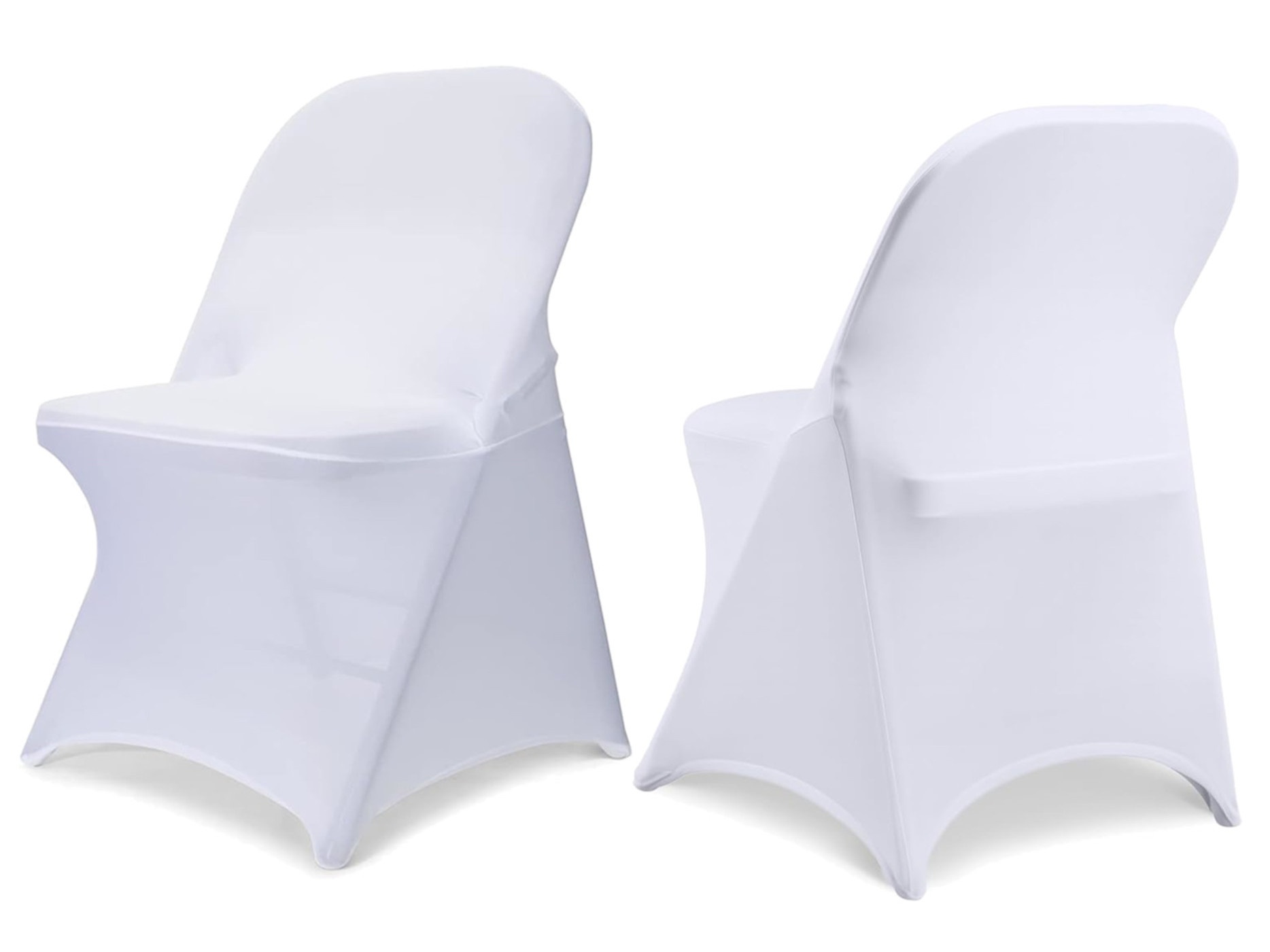 White chair covers