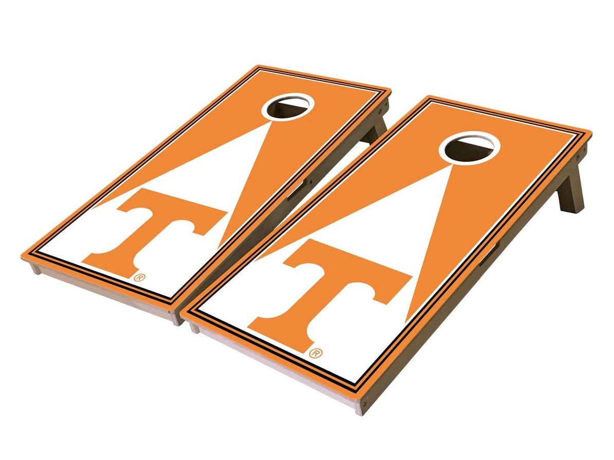 Cornhole Set Orange and White
