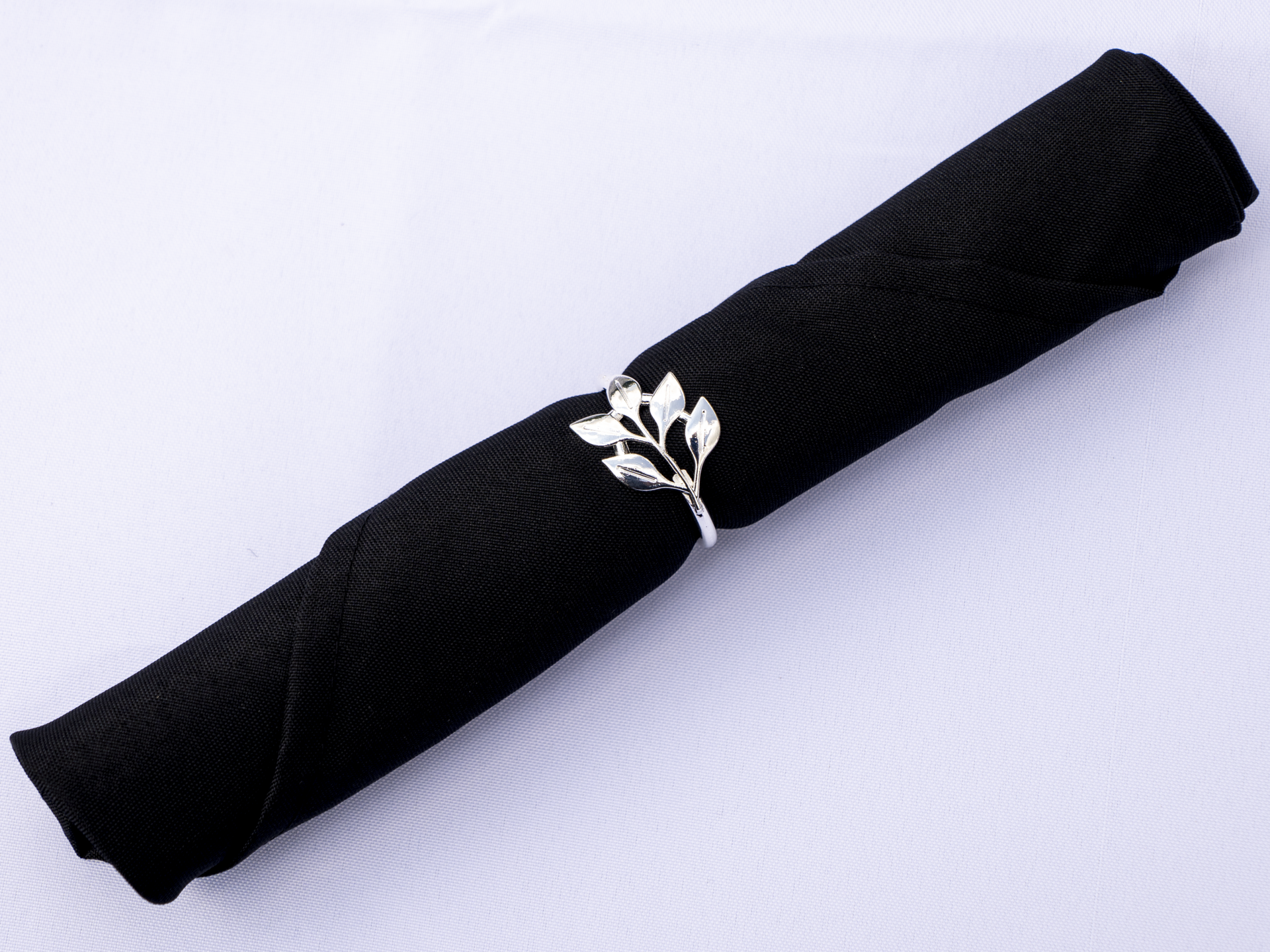 Black cloth napkins