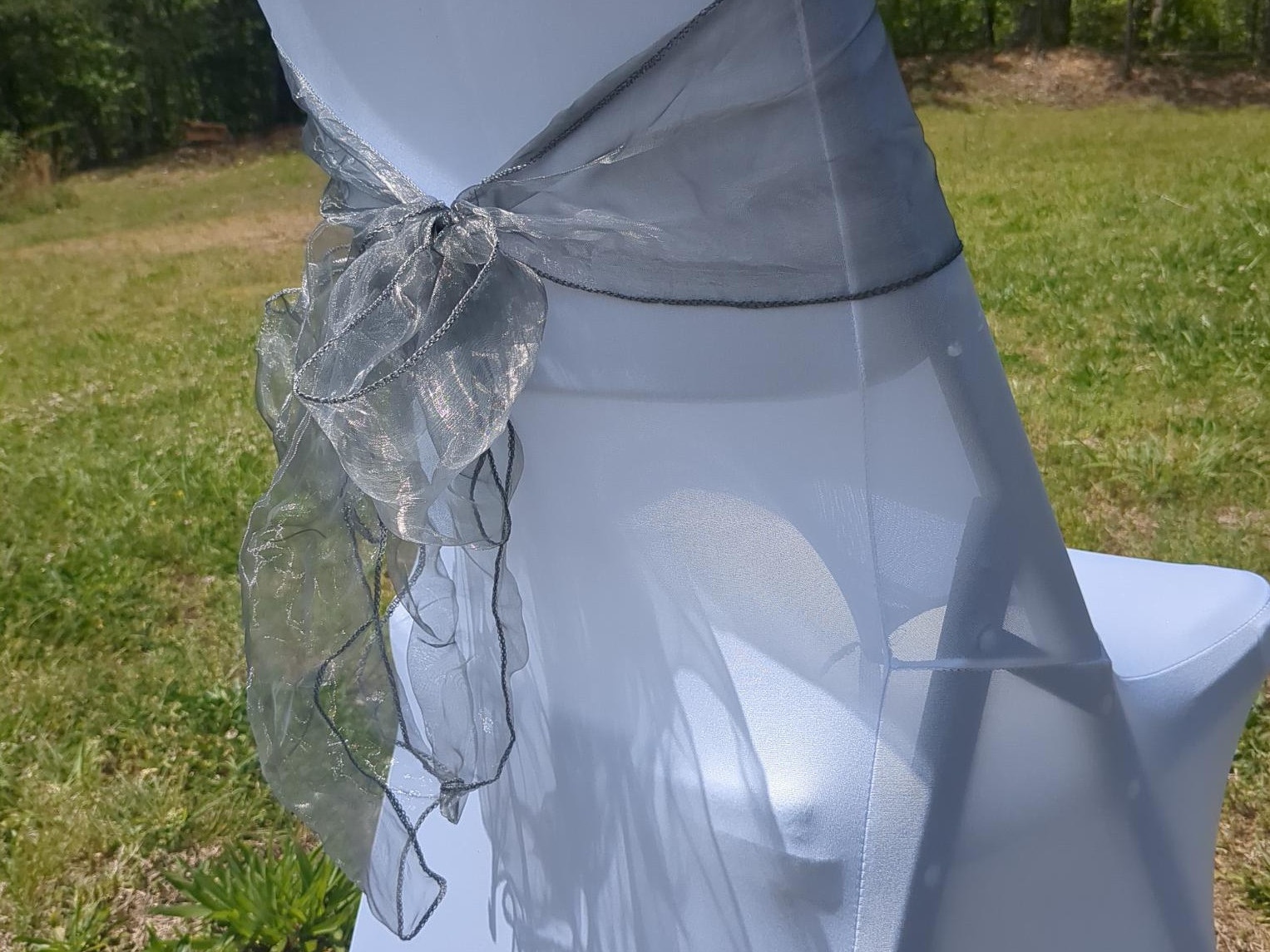 Silver Chair Sashes