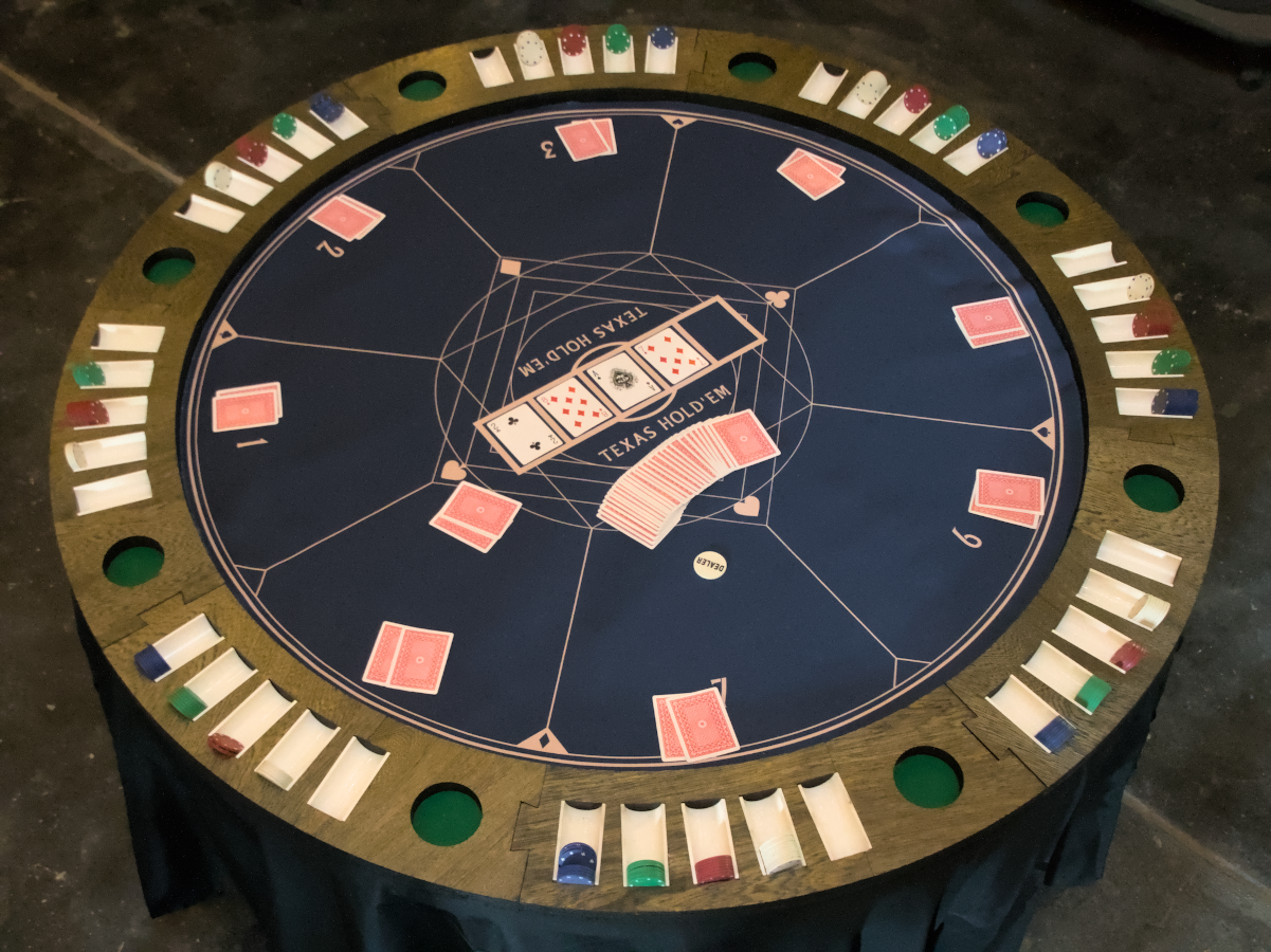 Poker Table Topper (8 players)