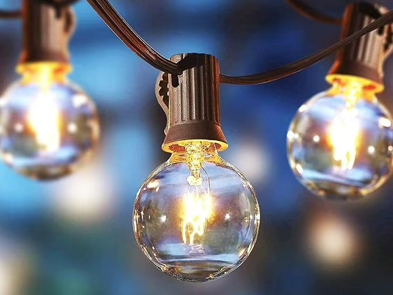 60′ Warm White LED String Lights