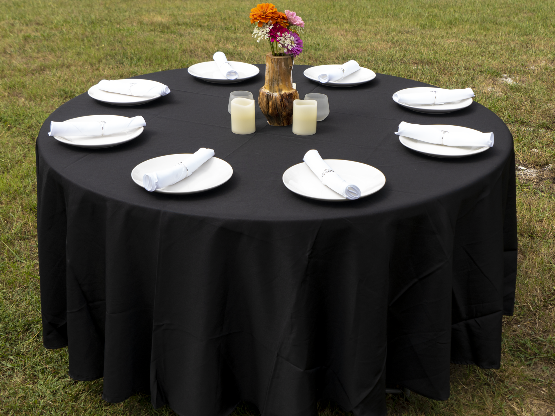 Black Banquet Table Cloths