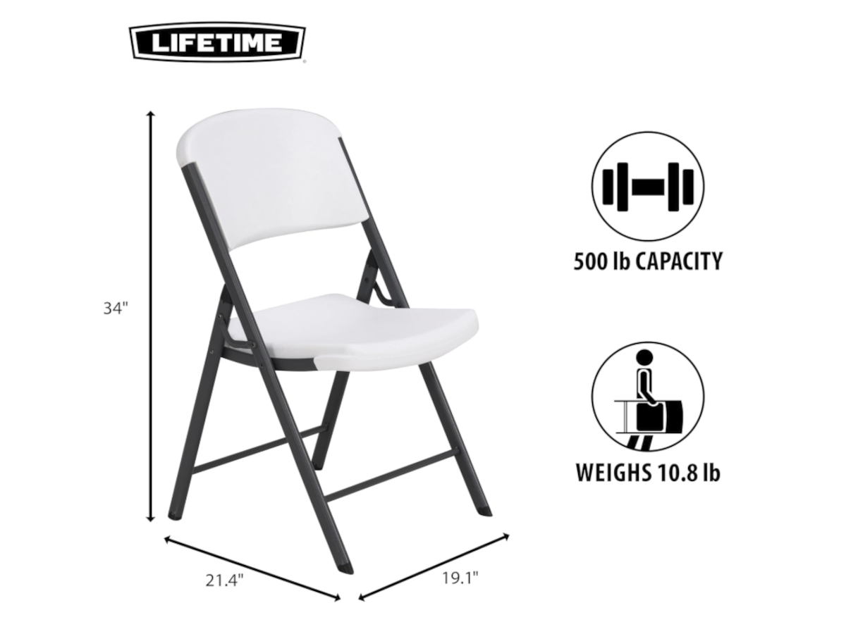 500 lb Capacity Folding Chairs